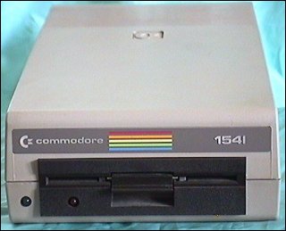 The Commodore 1541 5 1/4 disk drive