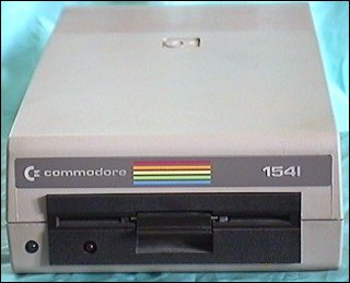 The Commodore 1541 5 1/4 disk drive